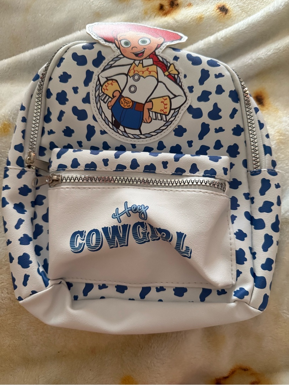 Toy Story 'Hey Cowgirl' Blue & White Mini Backpack